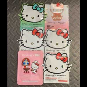 Crème x Hello Kitty (6) Piece bundle Printed Essence sheet face mask